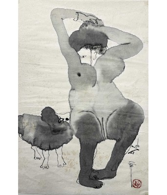 Shihu Lady and Goat