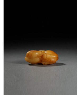 A Chinese White Jade Horse Yuan Dynasty