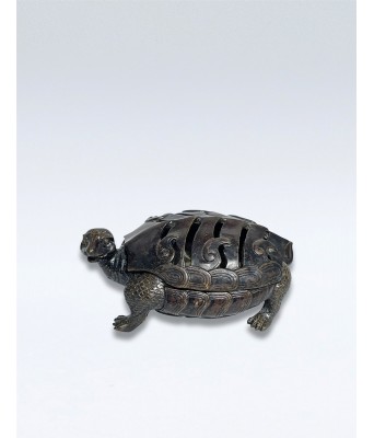 A Chinese Bronze Turtle Censer 18-19 Century
