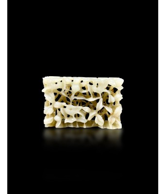 A Chinese White Jade Pendant Liao Dynasty 907-1125