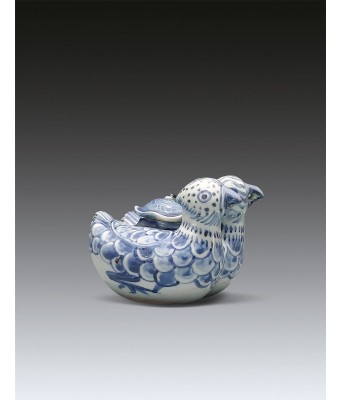 A Chinese Blue and White Yuanyang Brushwasher 1368-1644