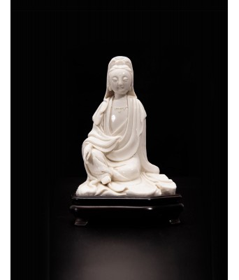 A Chinese Dehua Guanyin Qing Dynasty 1644-1912
