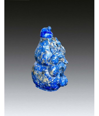 A Chinese Lapis Lazuli Snuff Bottle Qing Dynasty 1644-1912