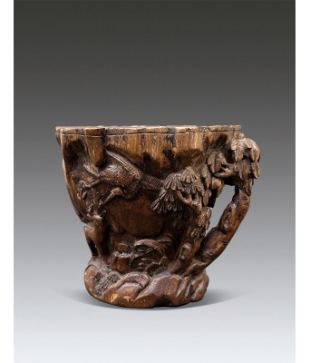 A Chinese Agarwood Cup Qing Dynasty 1644-1912