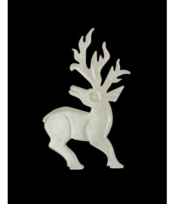 A Chinese White Jade Deer Shaped Pendant Western Zhou Dynasty BC1046-BC771