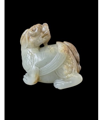 A Chinese White Jade Animal Ming Dynasty 1368-1644