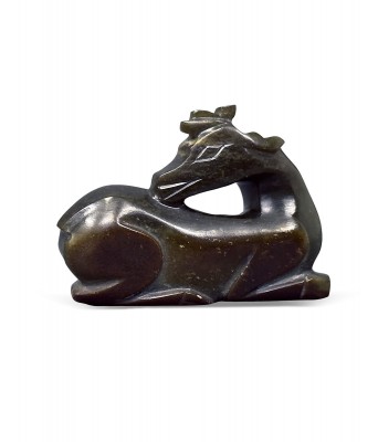 A Chinese Jade Deer Liao Jin Dynasty