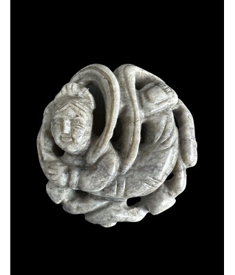 A Chinese Jade Figure Pendant Liao Jin Dynasty
