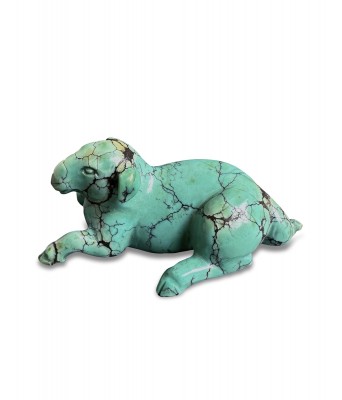 A Chinese Turquoise Golt Qing Qianlong Period 1736-1796