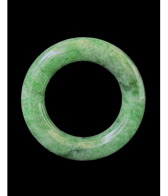 A Chinese Jadeite Buckle Qing Dynasty 1644-1912
