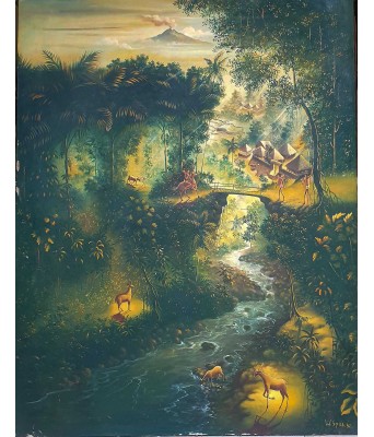 Walter Spies油画风景