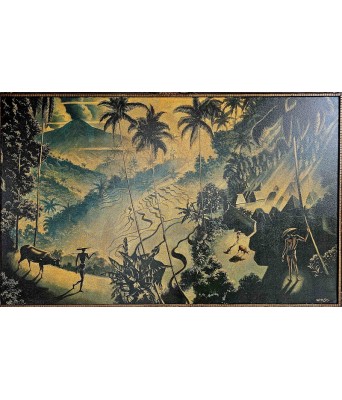 Walter Spies油画风景