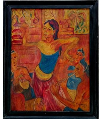 Theo Meier 油画女士舞女