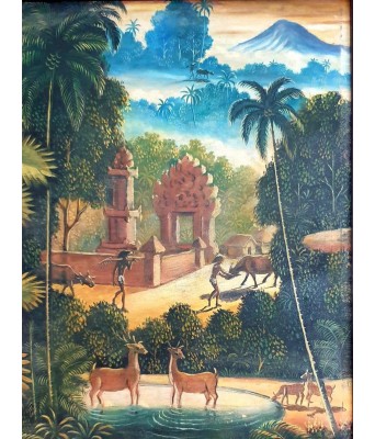 Walter Spies 油画风景