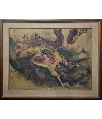 Affandi 油画雄鸡