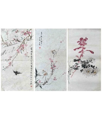 王雪涛一组三张