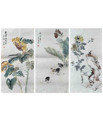 王雪涛一组三张