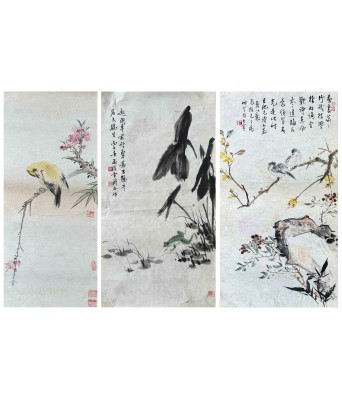 王雪涛一组三张