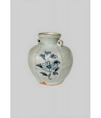 元代青花双耳小罐 1271-1368