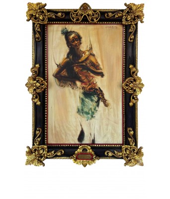 Antonio Blanco油画舞女
