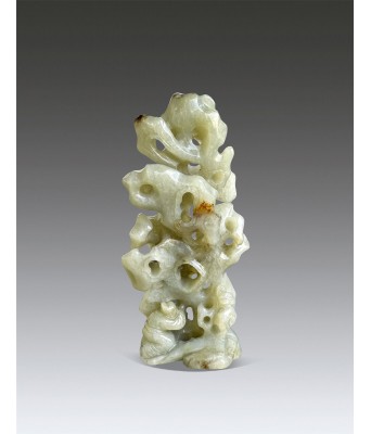 清和田白玉米芾拜山山子 1644-1912