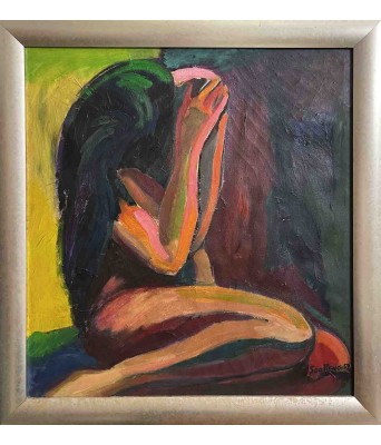 Cheong Soo Pieng oil Painting Female Nude