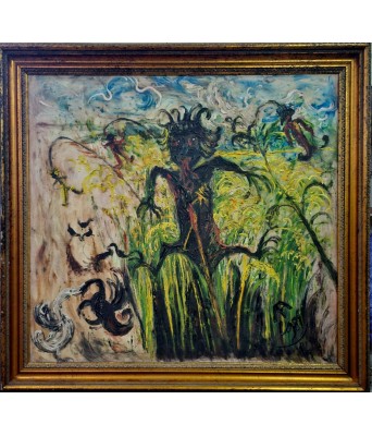 Affandi Koesoema (1907-1990) Boneka Sawah