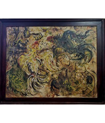 Affandi Koesoema (1907-1990)Adu Ayam