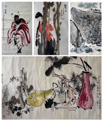 A Group of Chinese Paintings