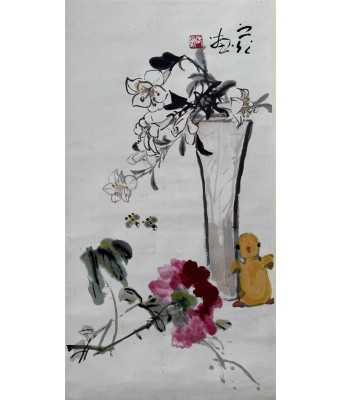 Xie Zhiguang Flower and Bee