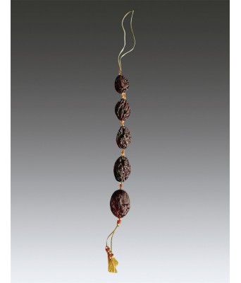 A Chinese Walnut Figure Qing Qianlong Period  1736-1796