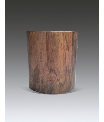 A Chinese Huanghuali Brushpot Mid Qing Dynasty
