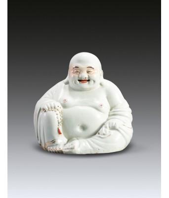A Chinese Famille Rose Buddha Qing Dynasty 1644-1912