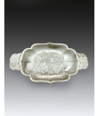 A Chinese White Jade Water Washer Qing Qianlong Period 1736-1796