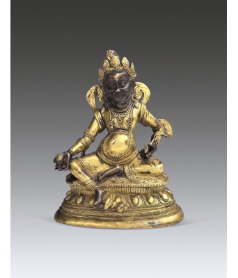 A Chinese Gilt Bronze Buddha 1736-1796