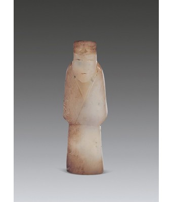 A Chinese White Jade Pendant Han Dynasty BC202-220
