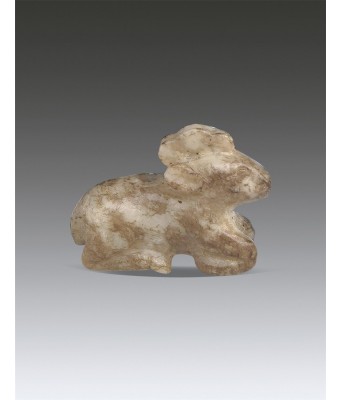 A Chinese Hetian White Jade Tianlu Yuan or Ming Dynasty