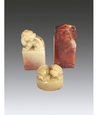 A Group of Shoushan Soapstone