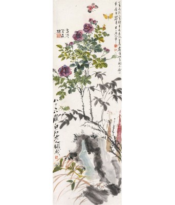 Qi Baishi Chen Banding Wang Xuetao Flower
