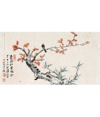 Zhang Daqian Flower and Bird