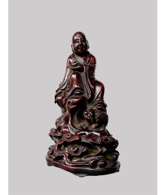 A Chinese Agarwood Luohan Figure Mid Qing Dynasty