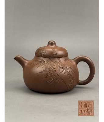 A Chinese Yixing Clay Teapot Mid Qing Dynasty
