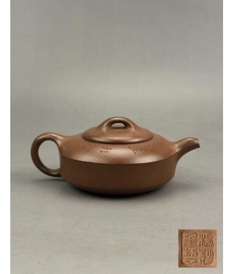 A Chinese Yixing Clay Teapot Mid Qing Dynasty