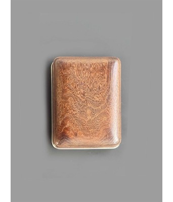 A Japanese Square Lacquer Incense wood Box
