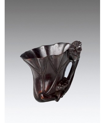 A Chinese Bamboo Lottus Cup 1644-1912