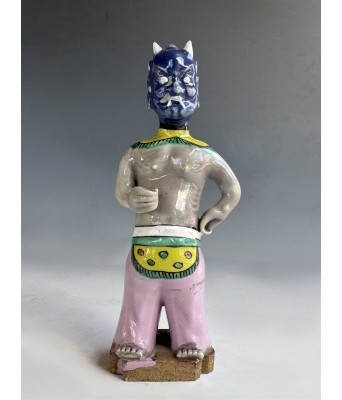 A Chinese Famille Rose Figure Qing Qianlong Period