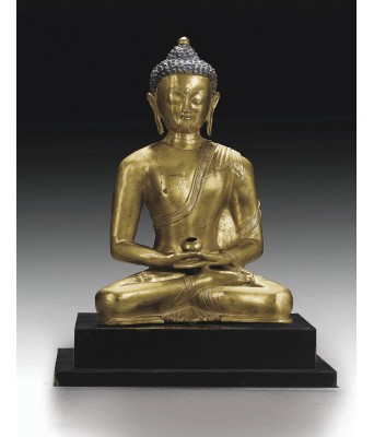 A Chinese Gilt Bronze Buddha 16 Century