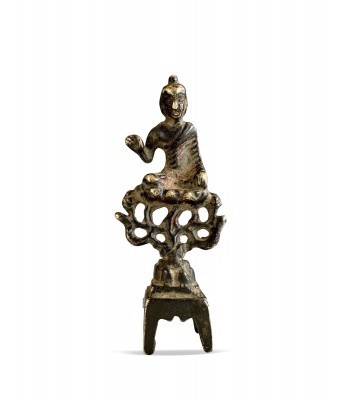 A Chinese Bronze Buddha Tang Dynasty