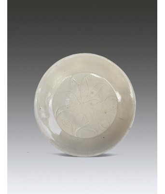 A Chinese Ding Ware Flower Plate 960-1279