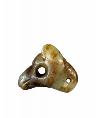 Hongshan Cultural Jade Dog Head